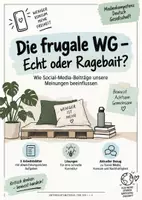 Vorschau - Arbeitsblätter - Die frugale WG - Echt oder Ragebait? - Deckblatt