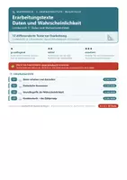 Vorschau - Arbeitsblätter - Daten und Wahrscheinlichkeit Sachtexte Mathematik 5 Realschule - Deckblatt