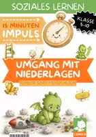 Vorschau - Arbeitsblätter - Umgang mit Fehlern & Niederlagen Klasse 5 6 7 8 9 10 | Soziales Lernen in 15 Minuten | Vertretungsstunde & Klassenlehrerstunde - Deckblatt
