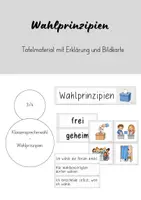 Vorschau - Präsentationen/Tafelbilder - Wahlprinzipien - Tafelmaterial - Deckblatt
