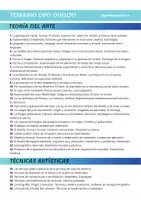 Vista previa - Hojas de trabajo - TEMARIO Y PLANIFICADOR ESTUDIO OPOSICIONES DIBUJO - página 2