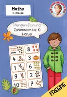 Vorschau - Spiele - Mengen erfassen ZR 10 Herbst | Domino Mathe Klasse 1 FREEBIE - Deckblatt