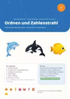 Vorschau - Stundenentwürfe - Rechenwelten · Unter Wasser — Einheit 2: Ordnen und Zahlenstrahl (Mathe Klasse 2) - Deckblatt