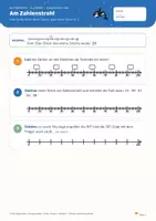 Vorschau - Stundenentwürfe - Rechenwelten · Unter Wasser — Einheit 2: Ordnen und Zahlenstrahl (Mathe Klasse 2) - Seite 3