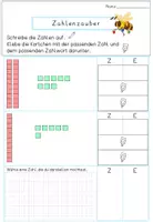 Vorschau - Arbeitsblätter - Zehner und Einer bis 100: Zahlen schreiben & Zahlwörter zuordnen - Seite 3