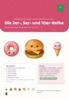 Vorschau - Stundenentwürfe - Rechenwelten · Kawaii-Küche — das 5er-Paket: Einmaleins, Mathe Klasse 2 - Seite 2