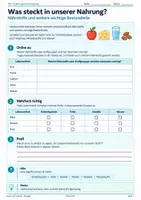 Vorschau - Unterrichtsreihen - Ernährung und Verdauung – Nährstoffe, Magen, Dünndarm & Verdauungsorgane | Biologie 5 - Seite 1