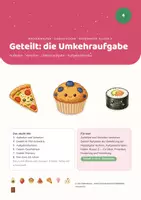 Vorschau - Stundenentwürfe - Rechenwelten · Kawaii-Küche — Einheit 4: Geteilt: die Umkehraufgabe (Mathe Klasse 2) - Deckblatt