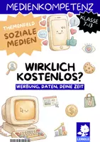 Vorschau - Stundenentwürfe - Social Media & Geld – Algorithmus, Werbung, Datenschutz & Filterblase | Arbeitsheft Klasse 7–13 - Deckblatt