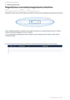 Vorschau - Unterrichtsreihen - PH2 Magnetismus und elektromagnetische Induktion | Arbeitsheft Physik Klasse 9/10 mit Lösungen - Seite 1