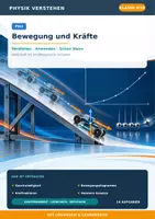 Vorschau - Unterrichtsreihen - PH3 Bewegung und Kräfte | Arbeitsheft Physik Klasse 9/10 mit Lösungen - Deckblatt