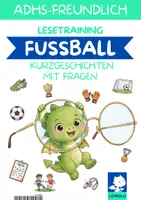 Vorschau - Arbeitsblätter - ADHS Lesetraining Fußball – Motivierende Sportgeschichten für Kinder mit ADHS - Deckblatt