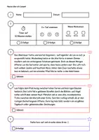 Vorschau - Arbeitsblätter - ADHS-Lesetraining Komplettpaket | 12 Themenhefte mit Struktur-Elementen | Zeitbegrenzung, Atemübung, Abhak-System | Grundschule/Sek I - Seite 3