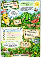 Vorschau - Arbeitsblätter - Wassermelone Kreuzworträtsel & mehr - KöpfchenKiste - Seite 1