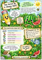 Vorschau - Arbeitsblätter - Wassermelone Kreuzworträtsel & mehr - KöpfchenKiste - Seite 3
