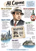Vorschau - Arbeitsblätter - Lernplakat + Arbeitsblätter zum Thema "Al Capone" + Lösung & MP3 + - Deckblatt