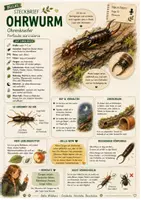 Vorschau - Arbeitsblätter - Ohrwurm – kostenloses Materialpaket für Sachunterricht & Naturbildung | Bella Wildherz - Deckblatt
