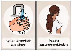 Vorschau - Arbeitsblätter - Hygiene in der Küche und Umgang mit Lebensmitteln – Bildkarten & Arbeitsmaterial für den Kochunterricht - Seite 2