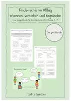 Vorschau - Stundenentwürfe - Kinderrechte im Unterricht – Komplettpaket für Klasse 3/4 - Seite 1
