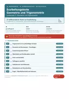 Vorschau - Arbeitsblätter - Geometrie und Trigonometrie Sachtexte Mathematik 10 Mittelschule - Deckblatt