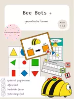 Vorschau - Unterrichtsreihen - Bee Bots ® - geometrische Formen (Kl.1/2) - Deckblatt