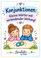 Vorschau - Poster - Konjunktionen: Kleine Wörter mit verbindender Wirkung! - Deckblatt