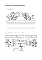 Vorschau - Arbeitsblätter - Was ist Kommunikation? + Kommunikationsmodelle (Sek I) - Deckblatt