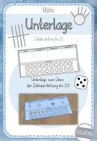 Vorschau - Fördermaterial/Inklusion - Unterlage Zahldarstellung - Zahlenraum bis 20 - Mathe - 1. Klasse - Deckblatt