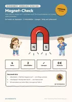 Vorschau - Arbeitsblätter - Magnet-Check – Sachunterricht 3/4, kostenlos - Deckblatt