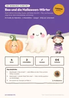 Vorschau - Stundenentwürfe - Boo und die Halloween-Wörter – DaZ Grundschule - Seite 1
