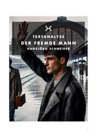 Vorschau - Text - Textanalyse/Textbeschreibung Kurzgeschichte „Der fremde Mann“ (Hansjörg Schneider) - Deckblatt