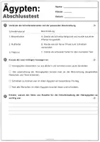 Vorschau - Unterrichtsreihen - Das alte Ägypten: Lernkontrolle mit Lösungen für die 6./7. Klasse - Seite 3