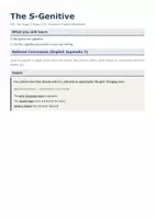 Vorschau - Arbeitsblätter - s-Genitiv – Arbeitsblätter mit Lösung - Seite 1