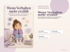 Vorschau - Arbeitsblätter - Wenn Verhalten mehr erzählt - E-book - Deckblatt