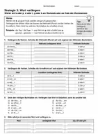 Vorschau - Arbeitsblätter - Rechtschreibstrategie: Wörter verlängern – b/p, d/t & g/k - Deckblatt