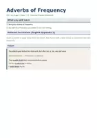 Vorschau - Arbeitsblätter - Häufigkeitsadverbien – Übungsblätter - Seite 1