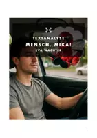 Vorschau - Text - Textanalyse/Textbeschreibung Kurzgeschichte „Mensch, Mika!“ (Eva Wachter) - Deckblatt