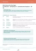 Vorschau - Stundenentwürfe - A future for the tiger 1 Unterrichtsstunde · Planung & Lösungen · ZP 10 - Seite 2