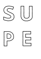 Vorschau - Mal- und Bastelvorlagen - Superhelden_Buchstaben - Deckblatt