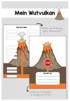 Vorschau - Arbeitsblätter - Erarbeitung eines Wutvulkans - Deckblatt