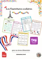Vorschau - Arbeitsblätter - Fournitures scolaires: Arbeitsblätter - Deckblatt