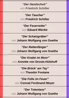 Vorschau - Mal- und Bastelvorlagen - Zeichenspiel Balladen für den Deutschunterricht - Seite 1