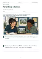 Vorschau - Arbeitsblätter - Fake News erkennen – Fakt oder Falschmeldung? | Medienkompetenz Klasse 5–7 - Seite 1
