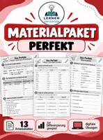 Vorschau - Arbeitsblätter - Materialpaket Perfekt - Arbeitsblätter zum Perfekt - Deckblatt