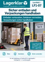 Vorschau - Arbeitsblätter - LF1: Sicher entladen und Verpackungen handhaben - Deckblatt