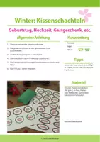 Vorschau - Mal- und Bastelvorlagen - winterliche Bastelvorlage: verschiedene DIY-Kissenschachteln - Seite 1