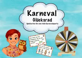 Vorschau - Spiele - Glücksrad Karneval - Deckblatt