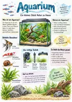 Vorschau - Arbeitsblätter - Lernplakat + Arbeitsblätter zum Thema "Aquarium" + Lösung & MP3 + Mindmap + Infografiken - Deckblatt
