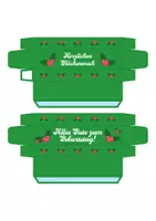 Vorschau - Mal- und Bastelvorlagen - winterliche Geburtstagsverpackung für Schokoriegel - Seite 3