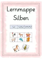 Vorschau - Arbeitsblätter - Lernmappe Silben - Deckblatt
